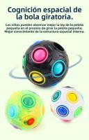 Bola De Puzzle Arcoíris Mágica Juguete Antiestrés Para Niños Y Adultos Juego De Colores Para Alivio Del Estrés Regalos Divertidos - details 4
