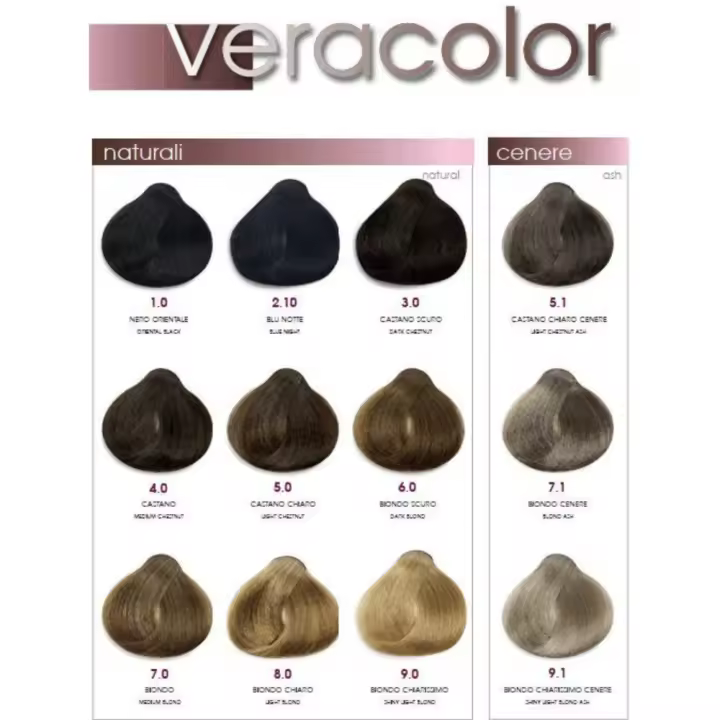 TMT Veracolor Crema Colorante Sin Amoniaco 100ml (9.0 Rubio Muy Claro) - 1