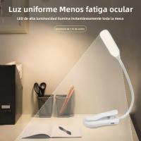 Luz De Lectura LED 7 Luces Recargable USB Con Clip Flexible 3 Niveles De Luz Cálida Y Fría Portátil Para Lectura Nocturna - details 4