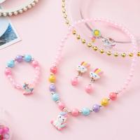 Juego De Joyas Para Niñas Con Unicornio Colorido Y Dibujos Animados: Collar Pulsera Aretes Y Anillo Regalo Ideal Para Niñas De 0 a 12 Años - details 11