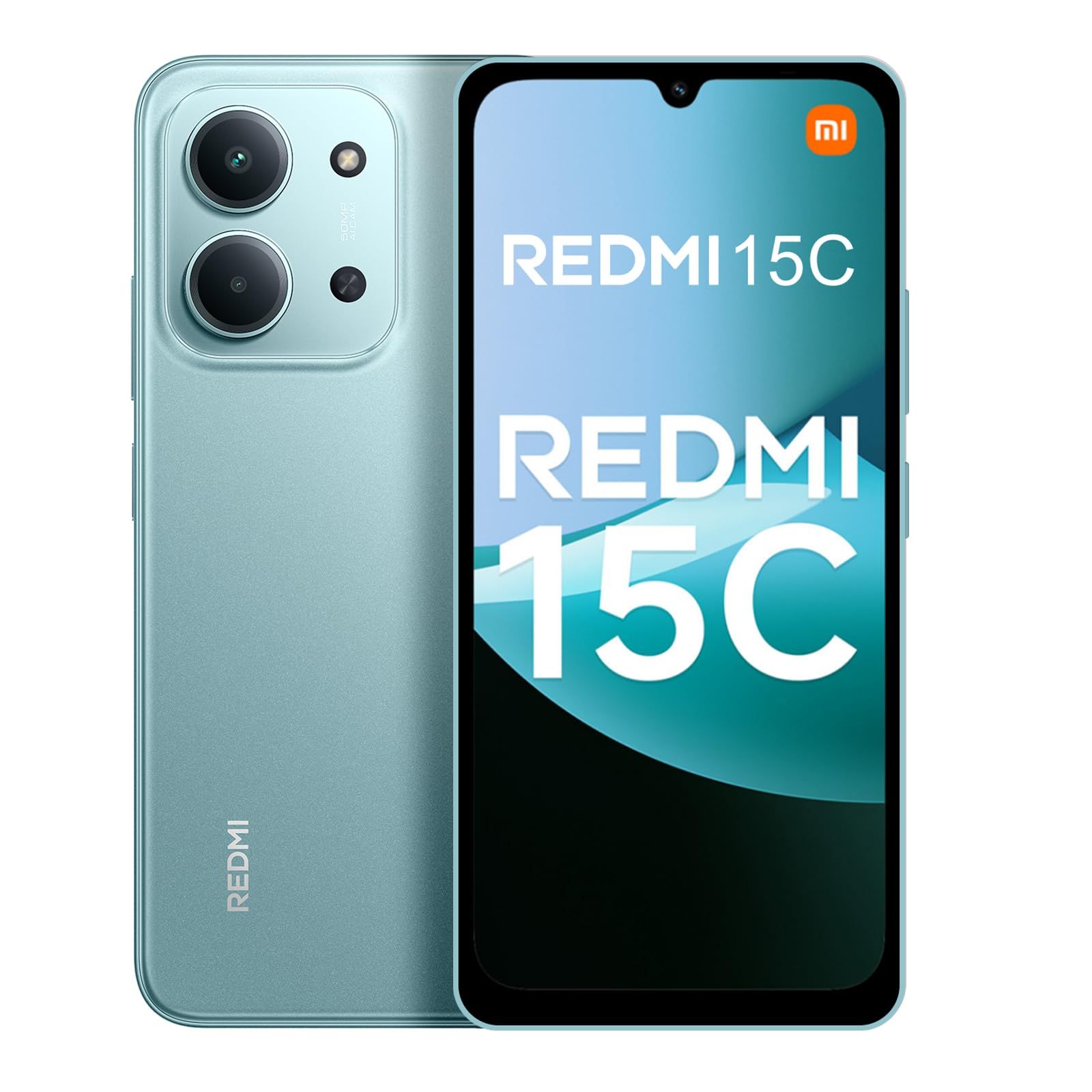 Xiaomi Redmi 15C Smartphone 4GB+128GB| 4+256GB Pantalla de 6.9" 120Hz Sistema de cámara dual de 50 MP con AI batería de 6000mAh Carga rápida de 33W procesador Octa-Core