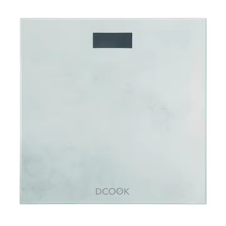Dcook DCOOK GALLERY Báscula de Baño Vidrio Templado 180kg Indicador Batería Baja - 1