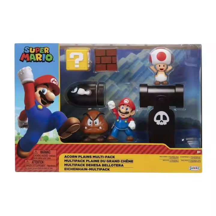 Multipack Super Mario Diorama Dehesa Bellotera con 4 Figuras y 1 Accesorio - 1