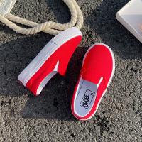 Zapatillas De Lona Para Niños Transpirables Y Modernas Zapatillas De Plataforma Suave Para Niños Y Niñas Color Sólido Zapatos De Niños - details 6