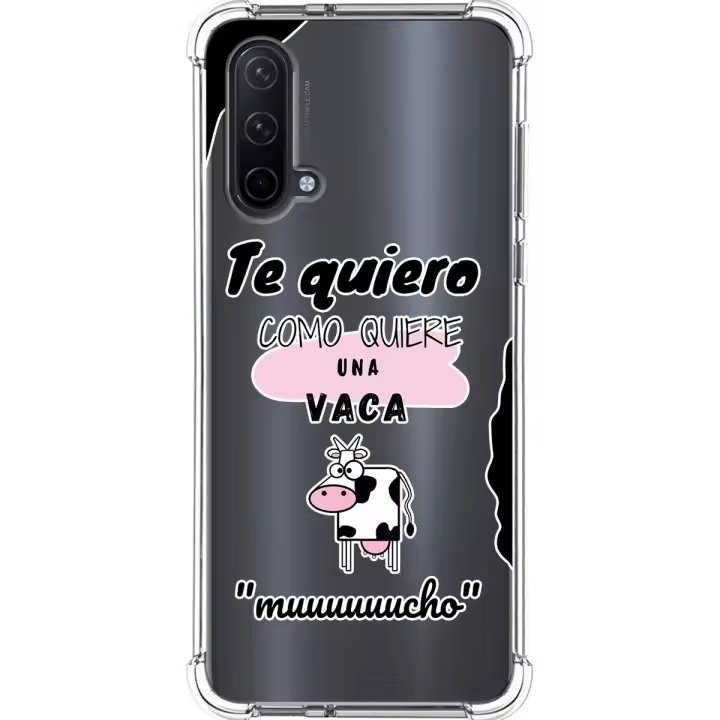 Funda Silicona Antigolpes para OnePlus Nord CE 5G diseño Vaca Dibujos - 1