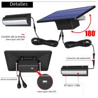 Lámpara Solar De Cadena De 3m Con Interruptor De Tirón Para Exterior E Interior Mejorada Para Granero Habitación Balcón Ponedero - details 4