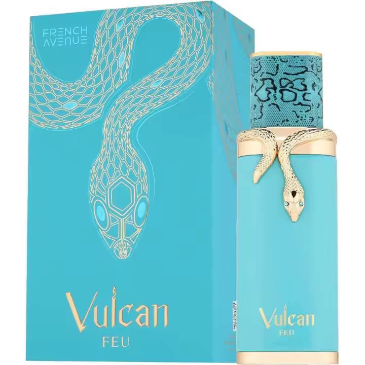 Vulcan Feu - Eau de Parfum French Avenue 100 ml para hombre y mujer, fragancia floral intensa con mango, limón, jengibre y ámbar gris - 1