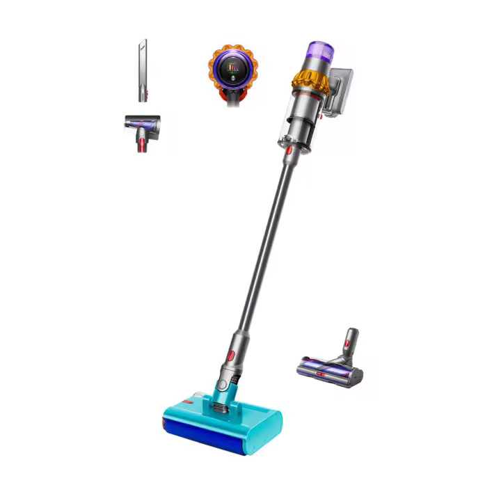 Aspiradora fregona sin cable Dyson V15s Detect Submarine™ (Amarillo/Niquel) - 1