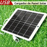 Panel Solar Portátil Flexível Pequeño Y Impermeable 5V USB Para Cargador De Batería Móvil Paneles Solares Plegables - details 1
