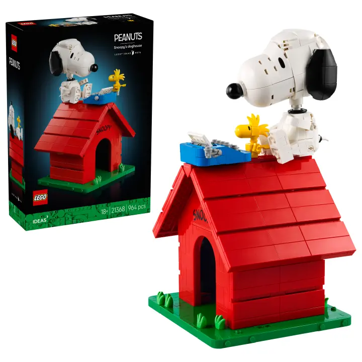 LEGO® 21368 Ideas Peanuts: La Caseta de Snoopy - Maqueta para Adultos - 1