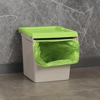 TIENDA EURASIA - Pack de 3 Cubos de Basura de Reciclaje de Cocina, 30L, Plástico, Sistema Apilable con Apertura Fácil - details 1