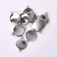 30Pcs Conector De Acero Inoxidable Para Cabochón Redondo Doble Anillo Base Cameo Bucle 6mm 8mm 10mm 12mm 14mm 16mm 18mm 20mm 25mm - details 4