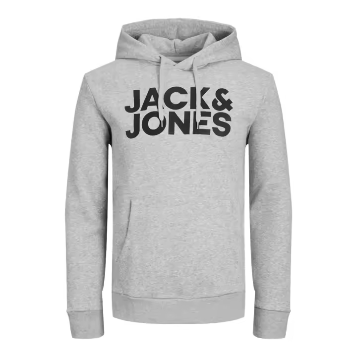 Jack & Jones hombre Sudadera con Capucha y bolso frontal Grosor 270 grs Mod JJCORP Logo estampado Moda Casual Informal Hombre - 1