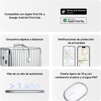Xiaomi Tag Localizador 1 Unidad Paquete Single Bluetooth 5.4 | Modo Perdido con NFC | Certificación IP67 | Sonido Mediante App | GPS Tracker | Compatible con Apple Find My y Google Android Find Hub | Buscador de Equipaje, Mascotas, Maleta (Versión ESP) - details 8