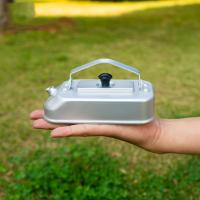 Hervidor De Agua Para Camping De Aluminio Portátil Con Manija Olla De Hervir Agua Para Viajes Y Escalada Al Aire Libre - details 0