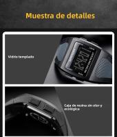 Reloj Deportivo Digital Para Hombres SANDA Resistente Al Agua 5Bar Big Dial Luminoso Alarmas Chronógrafo Multifuncional Reloj De Pulsera Casual - details 20