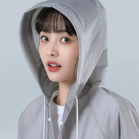 Chaqueta Impermeable Para Hombres Y Mujeres Capa De Lluvia Con Gorro Para Turismo Al Aire Libre Senderismo Adulto - details 8