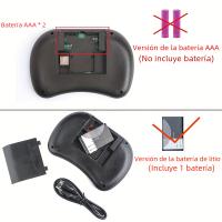 Teclado Inalámbrico Mini Con Mouse De Aire 2.4G Y Touchpad Para PC Android TV Box Backlit Multicolor Soporte Para Ruso Francés Español Inglés - details 5