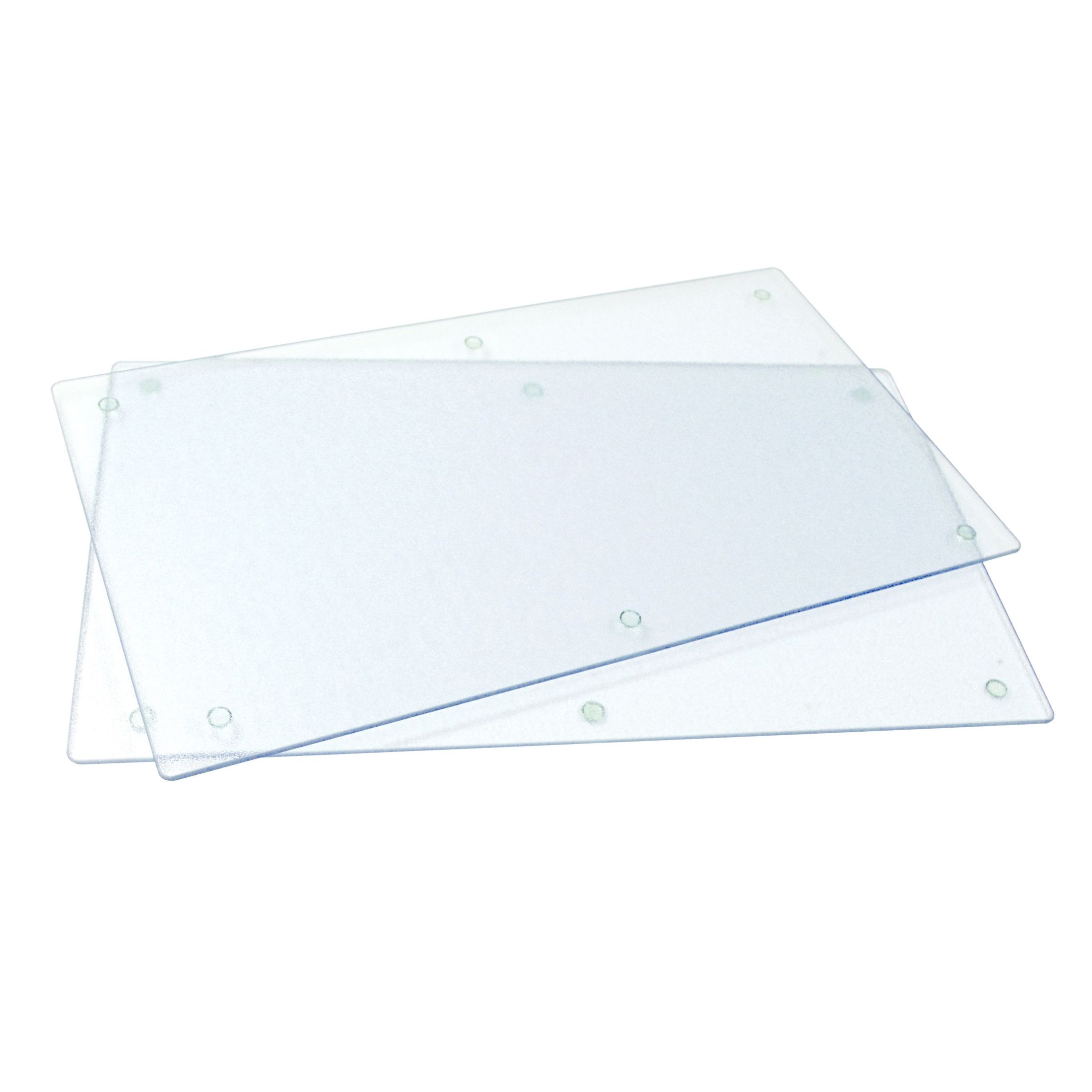 Resistente cubre vitrocerámica de cristal Jocca para proteger tus placas de inducción de golpes y rasguños y ganar espacio de encimera, o incluso usar como tabla de corte. Opciones: 1, 2 o 4 unidades traslucidos o con dibujo de lavanda