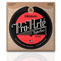 D'Addario Cuerdas Guitarra Española Transparentes Pro-Arte EJ45. Cuerdas de Nailon para Guitarra Clásica. Tensión Normal - details 0