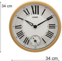 Casio Iq-70-9edf Reloj De Pared Para Unisex Color Dorado - details 5