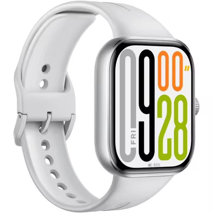 Xiaomi - Reloj inteligente Redmi Watch 5 con pantalla AMOLED de 2,07 pulgadas (432 × 514 píxeles), diseño minimalista y bisel ultrafino de 2 mm, color gris plata - 1