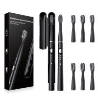 Cepillo De Dientes Eléctrico Ultrasonido Potente Con 3 Modos De Limpieza Recargable USB IPX7 Impermeable Blanqueamiento De Dientes Con Estuche De Viaje Para Adultos - details 0