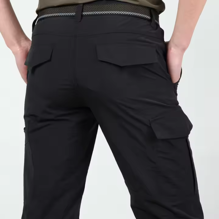 Pantalones Tácticos Impermeables Para Hombres Múltiples Bolsillos Cargo Resistentes Al Desgaste Ropa De Trabajo Al Aire Libre Para Senderismo - 1