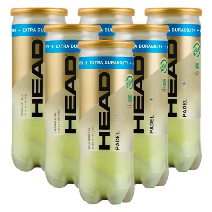 Head Pro S+ Bolas de Pádel – Bote de 3 Pelotas Oficiales | Mayor Durabilidad, Rebote Constante y Rendimiento Profesional - 1