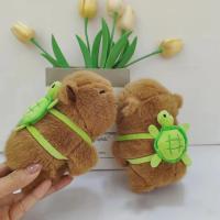 Muñeco De Peluche De Kapibara Descansando En Las Manos Juguete De Delfín De Peluche Con Anillo De Tiron De Muñeco De Peluche Para Adultos Y Adolescentes - details 11