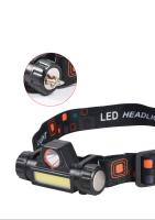 Linterna Frontal LED Recargable Super Brillante Con Magnete De Cola Y Doble Fuente De Luz COB XPE Y Work Light Impermeable Para Camping - details 2