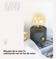 Lámpara Nocturna LED En Forma De Bulbo Retro Iluminación Para Dormitorio Y Corredor Con Pilas Incluidas Luz Para Bebé - details 7