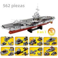 Bloques De Construcción De Barco Militar Para Niños Juguetes De Ciudad Héroe Para Niños Hombres Regalo De Navidad Bloques De Avión Y Barco - details 8