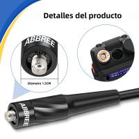 Antena De Banda Dual VHF/UHF ABBREE AR-881 SMA-Femenina Para Baofeng UV-21 UV-5RH UV-28 UV-32 DM-32 Quansheng TK11 UV-K5 Walkie Talkie - details 2