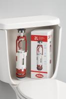 Jimten S-584 | Mecanismo Universal de Descarga para WC con Doble Pulsador | Altura Regulable | Compatible con Roca, Gala, etc. | Ahorro 3/6L | Instalación Fácil y Rápida - details 0