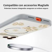 Funda Magnética Para iPhone Con Patrón De Flecos Compatible Con Magsafe Resistente Al Choque Cubierta Dura De PC + TPU Para 13 pro Max 12 pro Max 11 pro Max Xs Max - details 8
