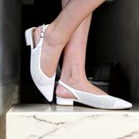 Calzados soraia, sandalia para mujer elegante con tacon bajo, sandalias comodas para uso casual. - details 5