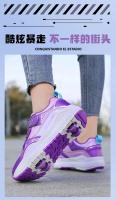 Patines De Rodillos Para Niños Calzado Deportivo Casual Desmontable Para Hombres Y Mujeres Regalo Zapatos De Parkour Cuatro Ruedas - details 2