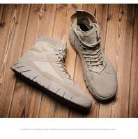 Botas De Cuero Impermeables Para Hombre Botines De Moda Casual Para Otoño Y Primavera Zapatos De Deporte De Media Calf High Para Senderismo Exterior - details 29