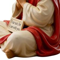 Figura De Resina De Jesús Inspiracional Escultura Religiosa Para Escritorio Compañero De Mesa Para Habitación Baño - details 4