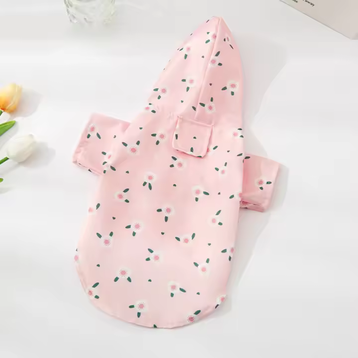 Chaqueta Impermeable Para Perros Pequeños De Verano Con Manga Corta Ropa De Mascota Para Perritos Chihuahua Bichon Schnauzer Welsh - 1