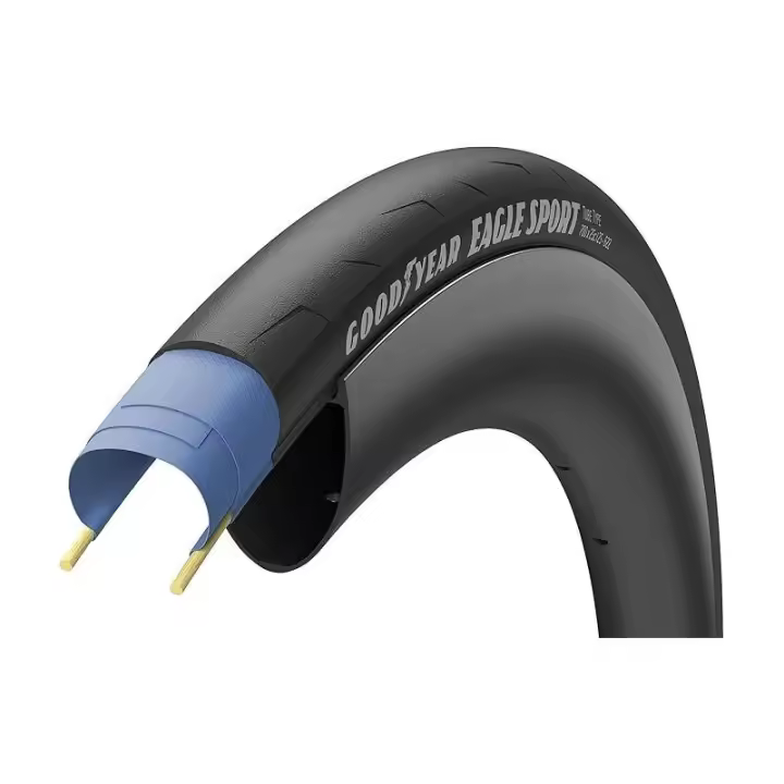 Goodyear Cubierta Eagle Sport 700x25 Plegable Negro Goodyear Cubierta Eagle Sport 700x25 Pleg Neg GOODYEAR de ciclismo para bicicleta - 1