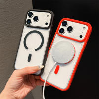 Funda De Lujo UltraDelgada PC Magsafe Para iPhone 17 pro Max Translúcida Magnética Con Botón De Control De Cámara Antigolpes - details 3