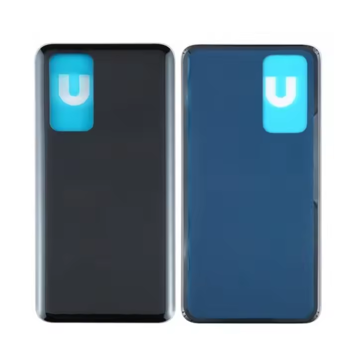 TAPA DE LA BATERIA PARA HUAWEI P40 5G TRASERA TRASERO REPUESTO CRISTAL NEGRO - 1