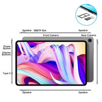 Teclast T40 Pro 4G Tablet 10,4 Pulgadas Pantalla 2000*1200, 8GB RAM+128GB ROM Ampliable hasta 1TB, Cámara Frontal 8MP Trasera 13MP, WiFi Doble Banda, Bluetooth 5.0, Batería 7000mAh Carga Rápida PD 18W - details 6