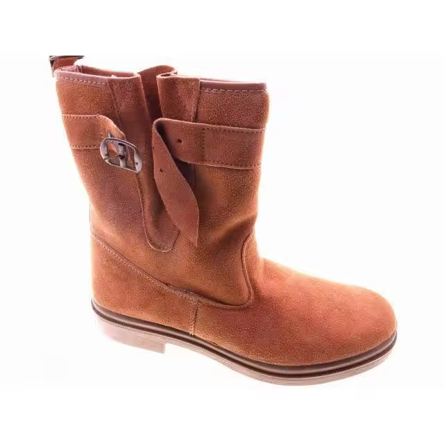 Mº067 PIEL SERRAJE CUERO CON FORRO BORREGUILLO Y HEBILLA LATERAL MARCA PERVERSA SUELA DE GOMA BOTIN DE CABALLERO TALLAS 39-46 - 1