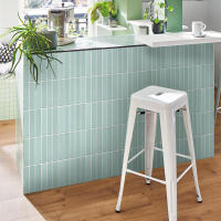 Pegatinas De Pared 3D Rosa Autoadhesivas Para Cocina Y Baño Resistentes Al Agua Y Moho Tamaño 30x30cm Moderno PVC - details 2