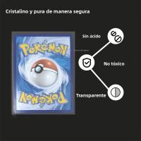 Funda De Tarjeta Premium Tamaño Estándar Clara Compatible Con MTG Para Dobles Fundas Ideal Para Juegos De Mesa Y Cartas - details 2