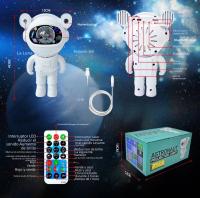 Proyector De Astronauta Y Estrellas Bluetooth LED Luz De Ambiente Para Dormitorio Aurora Lunar Accesorios De Altavoz - details 8