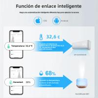 Sensor De Temperatura Y Humedad Inteligente Tuya USB Monitoreo Remoto Por App Para El Hogar Inteligente Compatible Con Alexa Y Google Assistant - details 4